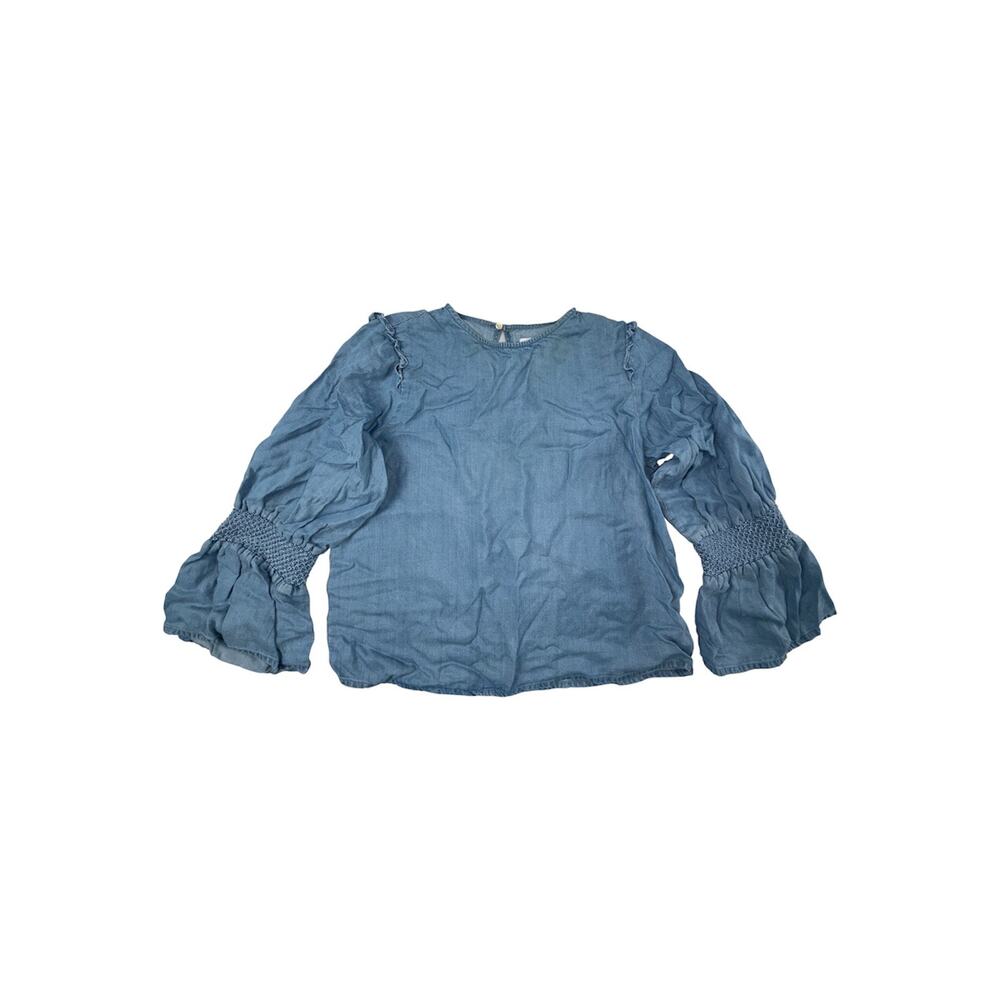 Zara Woman Denim Bell Sleeves M